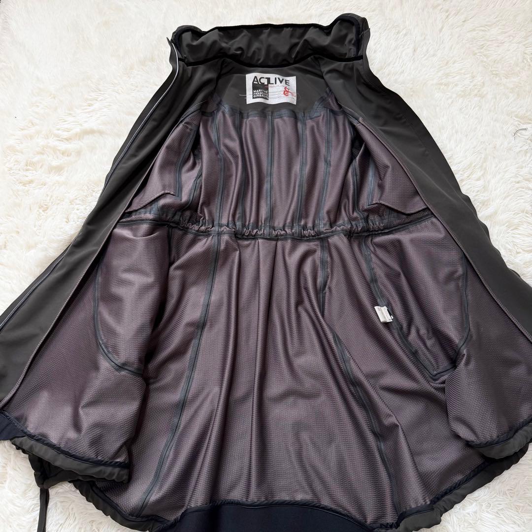 未使用級★マリテフランソワジルボー ミリタリー フーデットコート Y2K