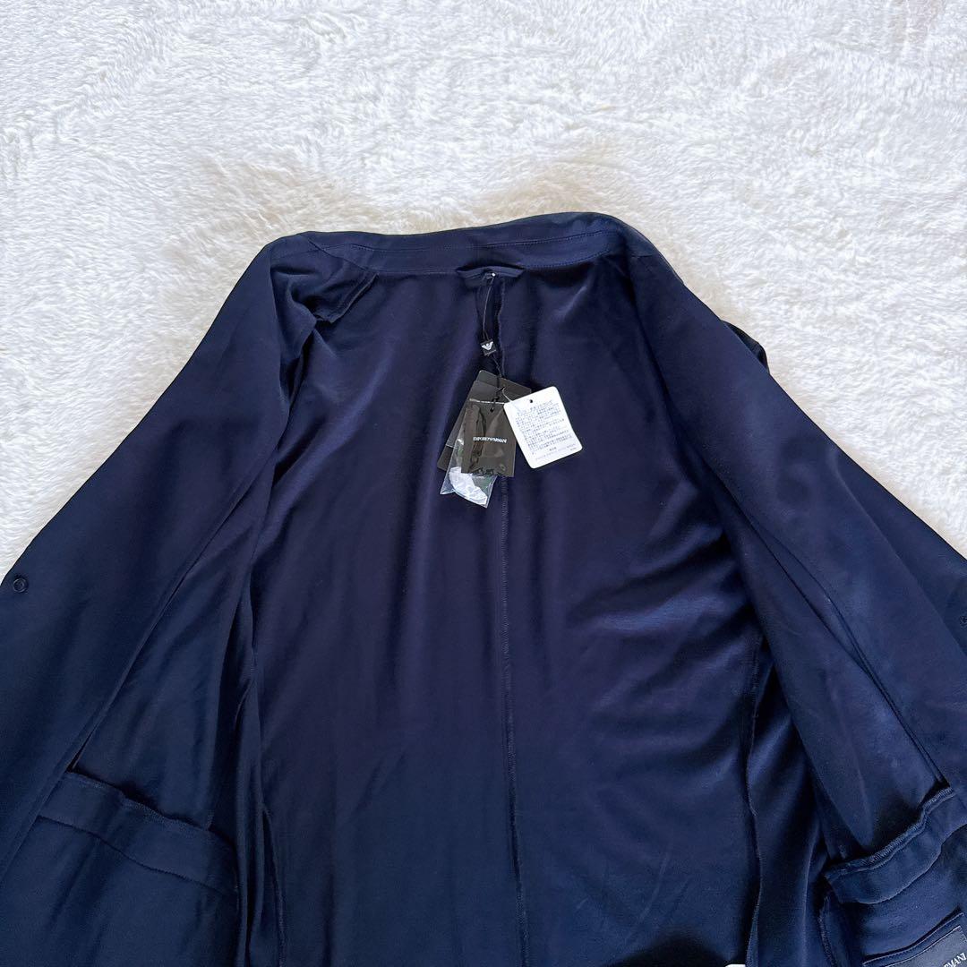 新品タグ付き✨【エンポリオアルマーニ】ジャケット 綿100% ネイビー 52