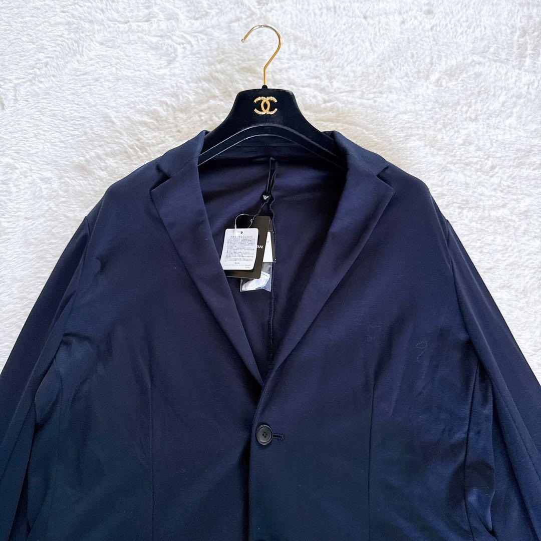 新品タグ付き✨【エンポリオアルマーニ】ジャケット 綿100% ネイビー 52