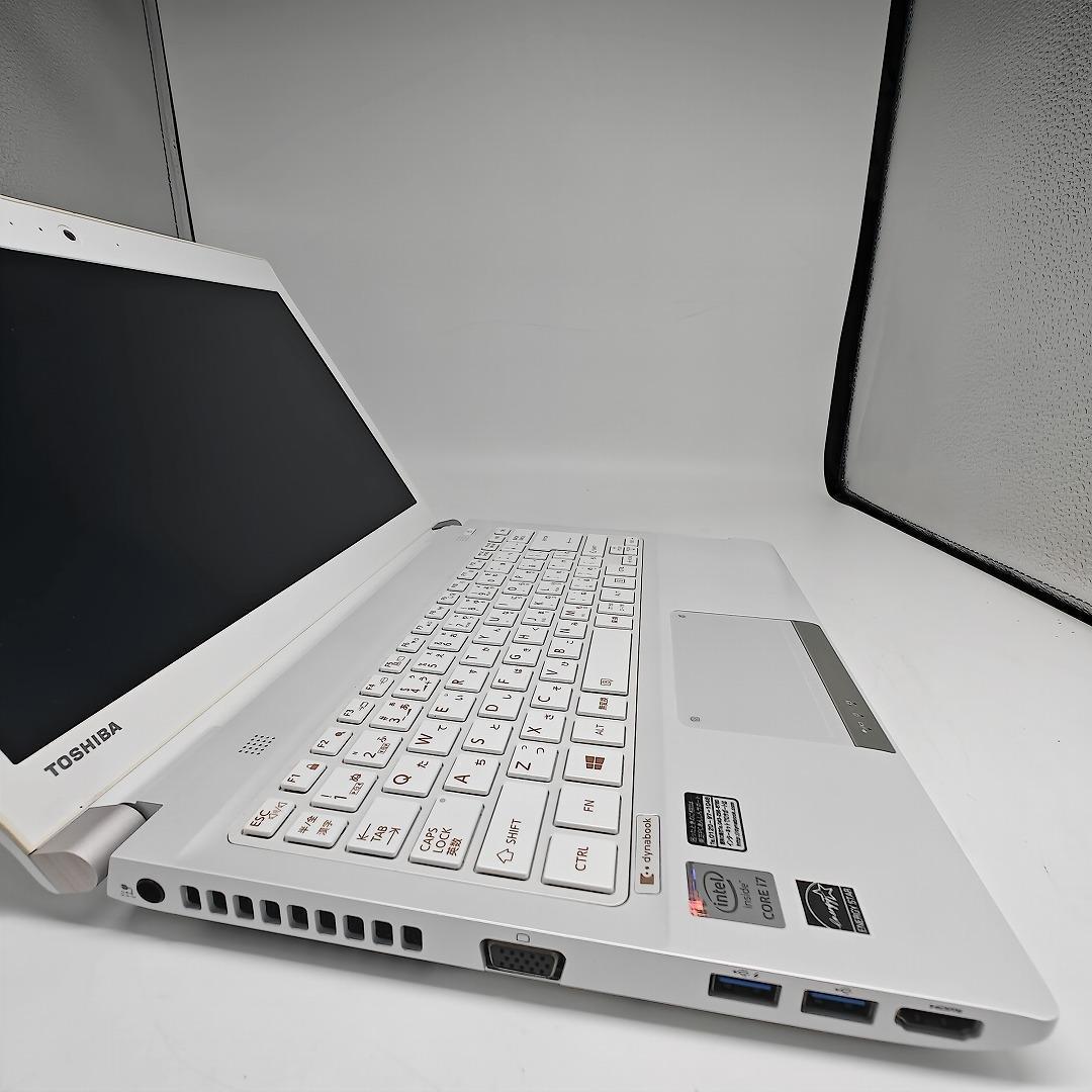 【東芝】R73 高性能i7 SSD256GB 16GB オフィス付きノートPC