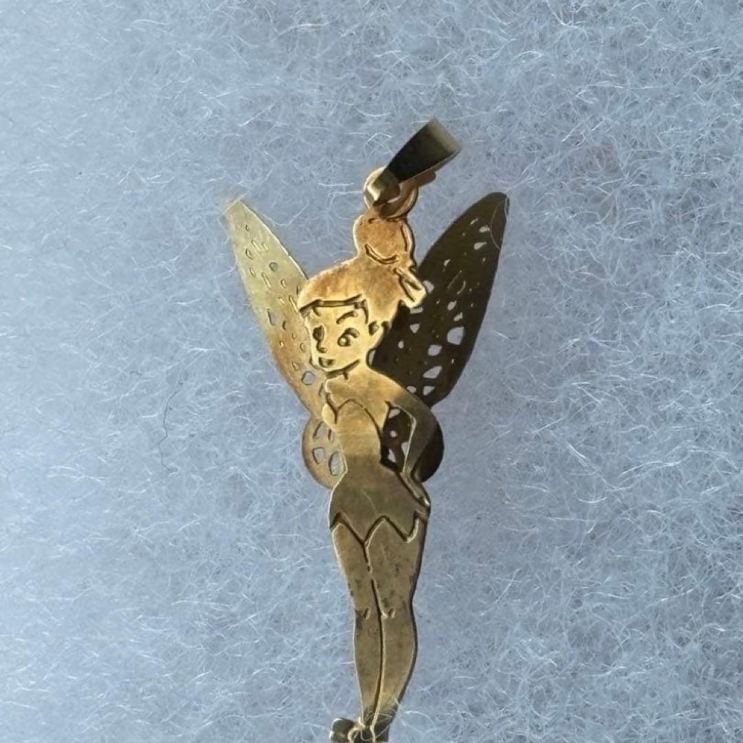 k14 ヴィンテージ ティンカーベル ネックレストップ