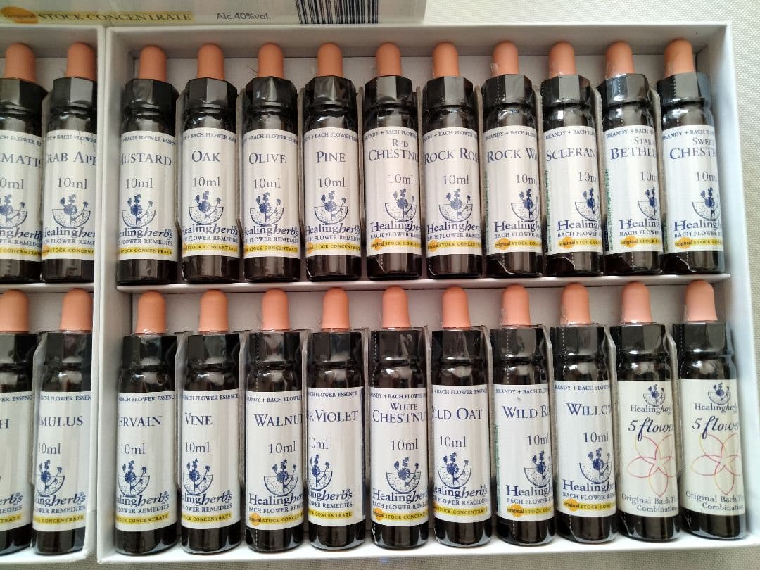 オマケ付08/2035■ヒーリングハーブス社フルセット■バッチフラワーレメディー