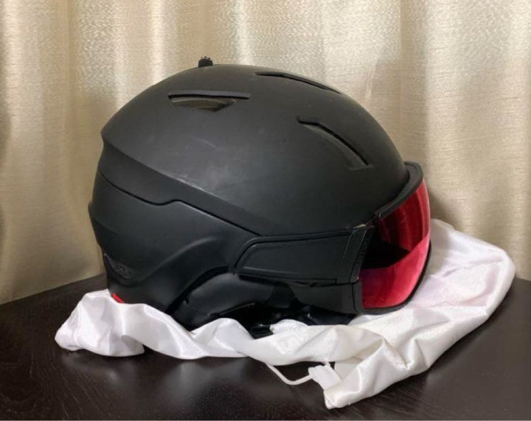 お値段変更しましたSALOMON 新品ミラー付L ゴーグル一体ヘルメット