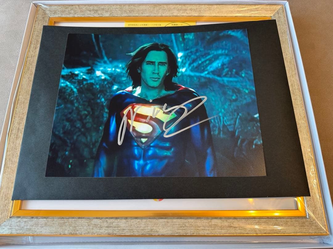 コミコンくじ　2025 直筆サイン付きフォト　ニコラスケイジ