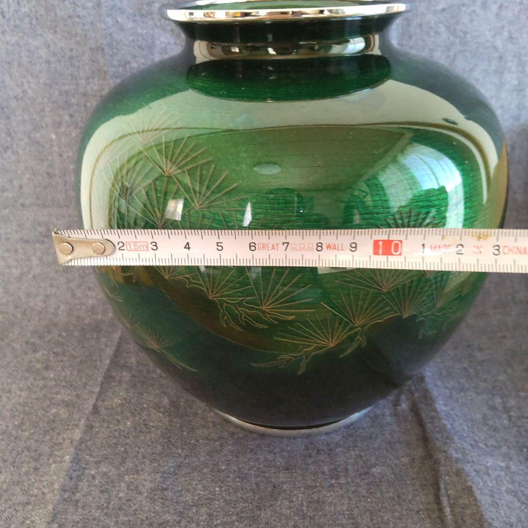 安藤七宝店造 七宝花瓶 壺 花瓶 置物