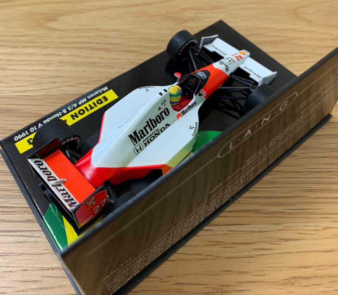 ◼︎クマ ミニチャンプス マクラーレン MP4/5 A.セナ マルボロ仕様