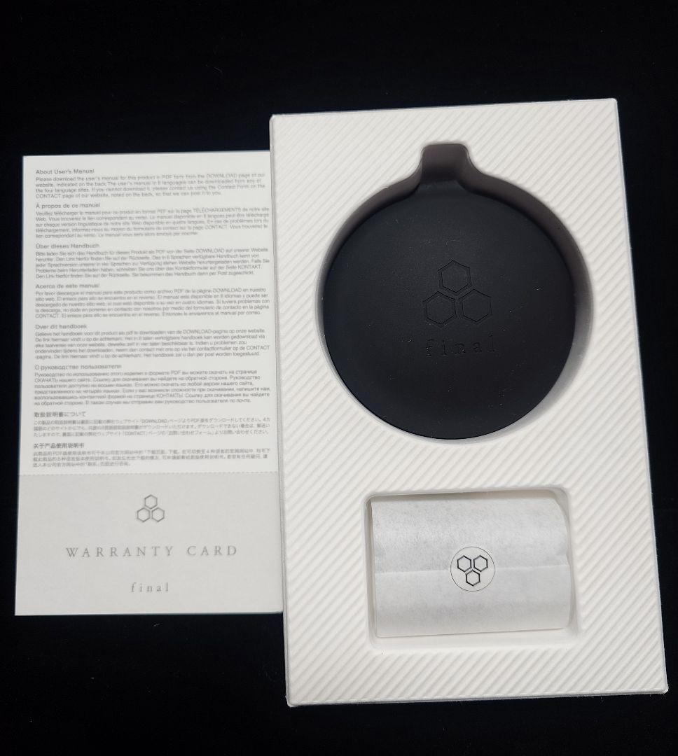 【試聴のみ美品】final B1 リケーブル可能イヤホン 3.5mmケーブル付