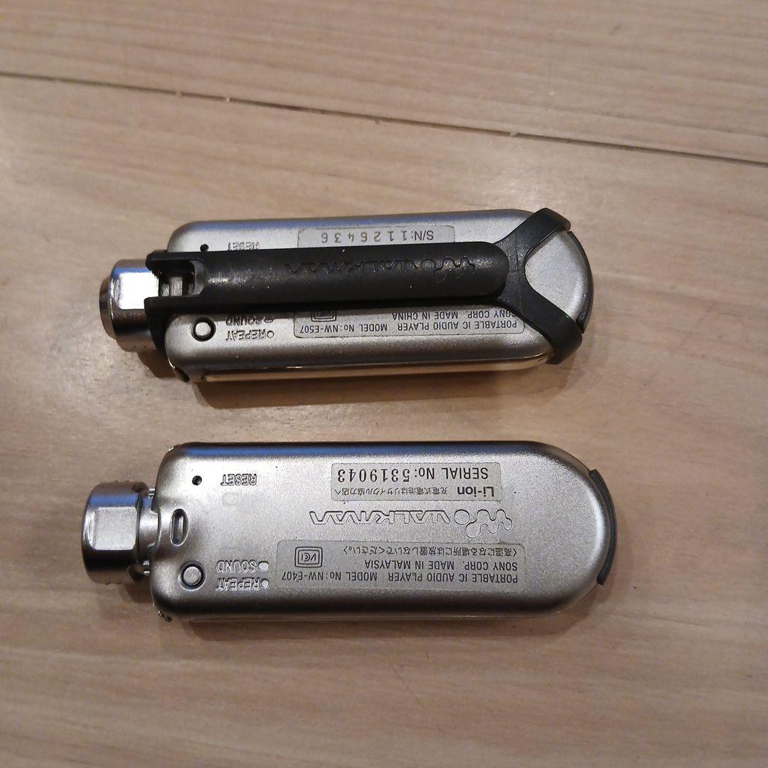 【ジャンク品】　SONY ソニー ウォークマン　NW-E407 E507 2台
