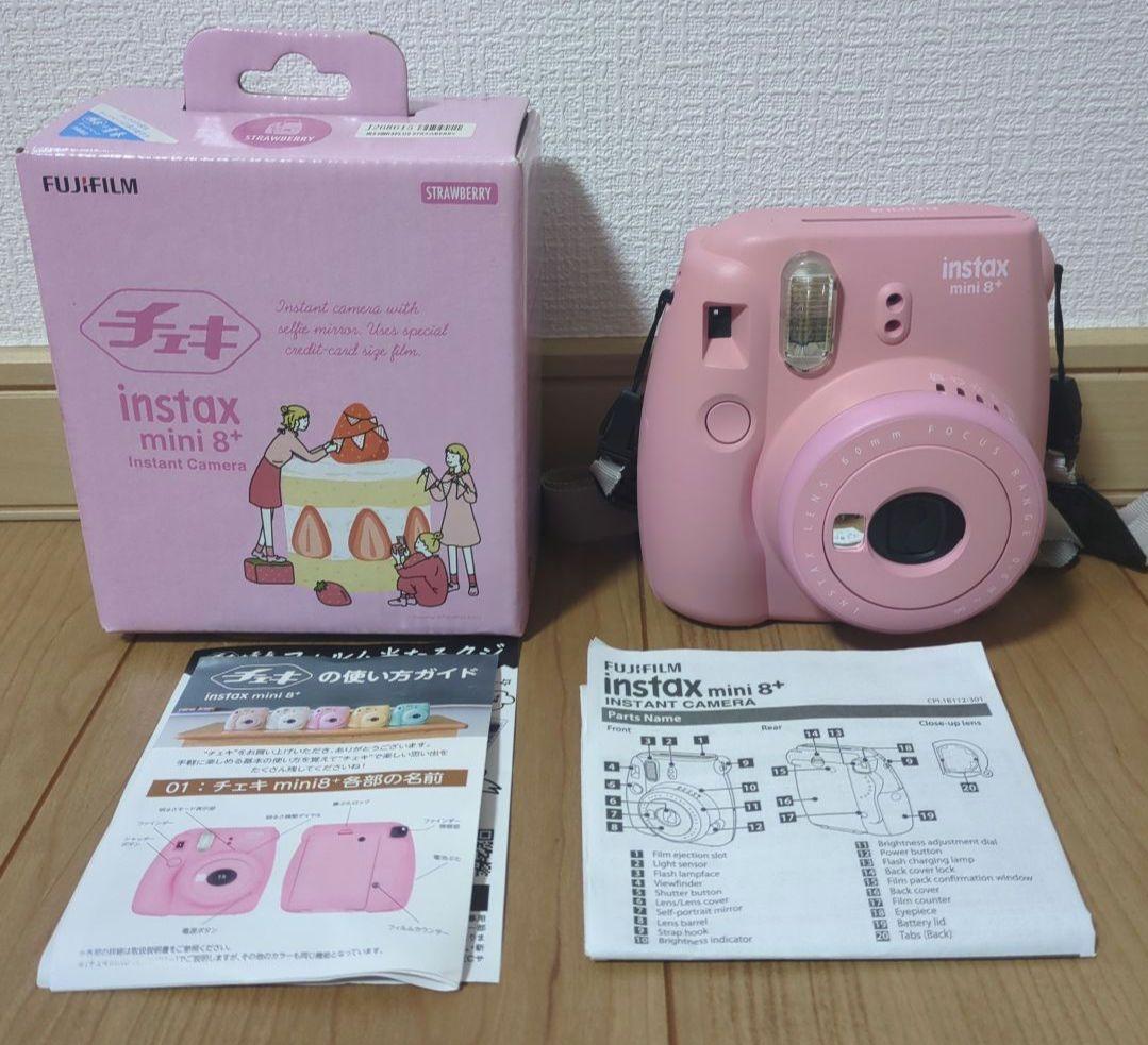 フィルムカメラ FUJI FILM INSTAX MINI 8+ N STRAWBERRY