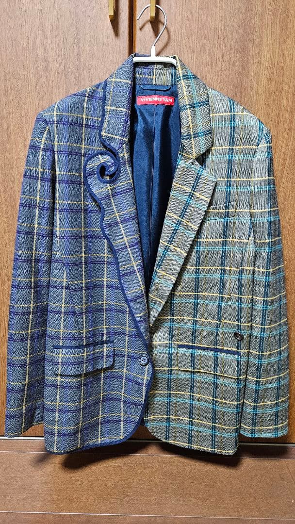 ヴィヴィアンタム　チェック柄 テーラードジャケット