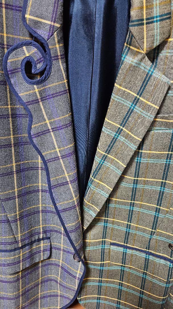 ヴィヴィアンタム　チェック柄 テーラードジャケット