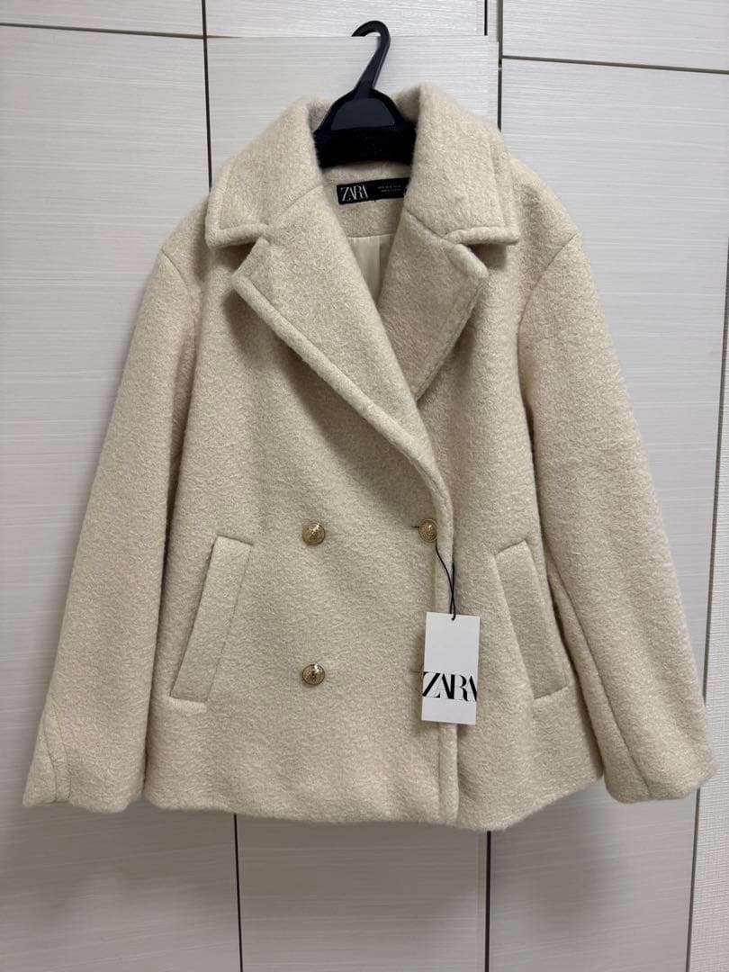 m*o様 新品未使用 ZARA ダブルブレスト ブークレコート