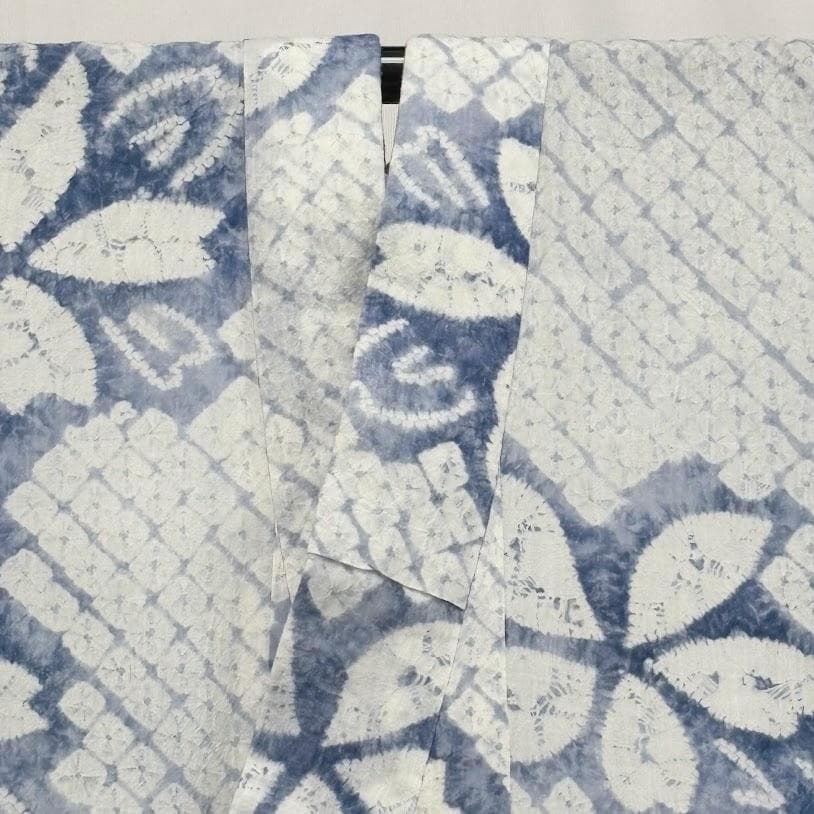 ゆりのはな　絞り浴衣　有松鳴海絞り　総絞り　浴衣　綿　絞り　浴衣　I101