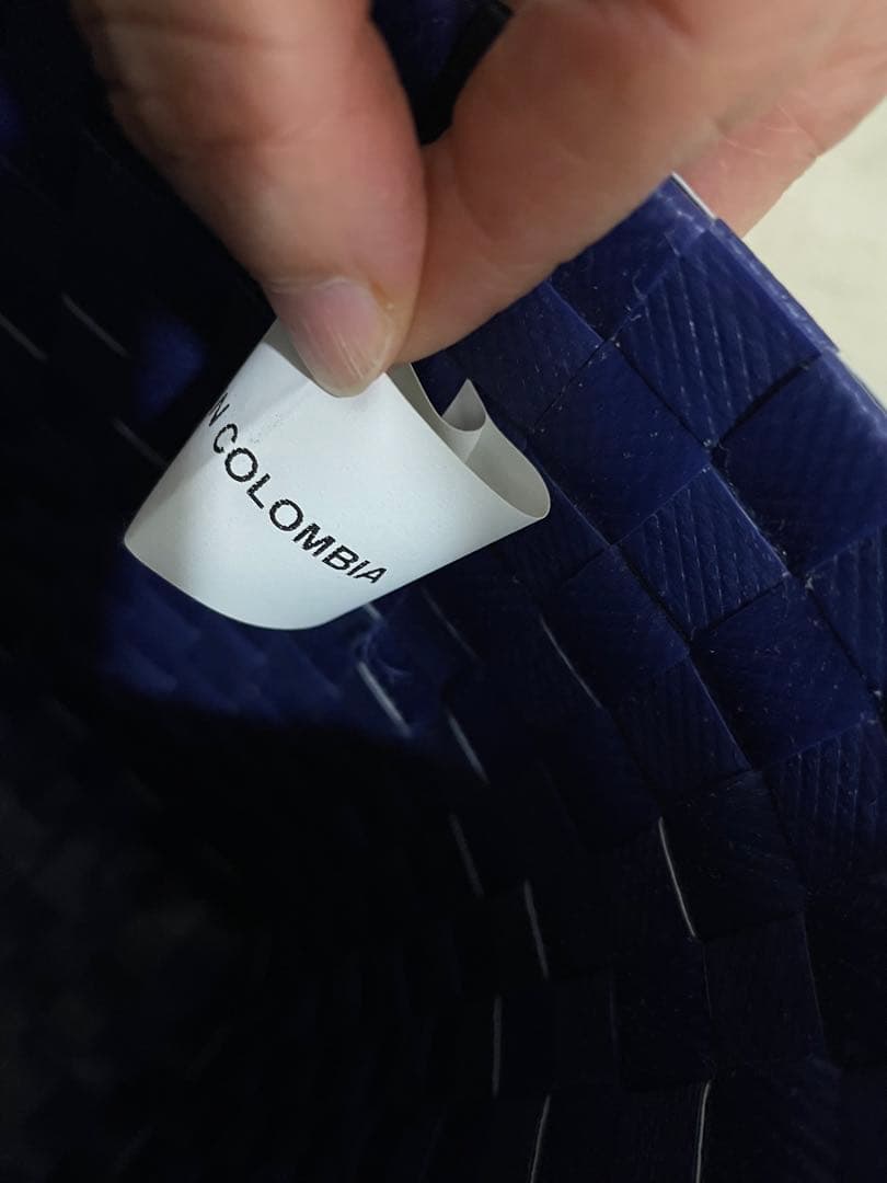 マルニ カゴバッグ ブルー