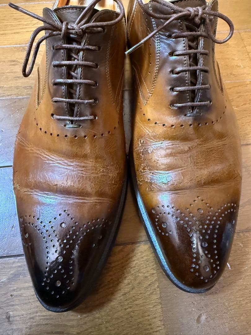 サントーニ　SANTONI ファットアマーノ　パティーヌ　鏡面仕上げ