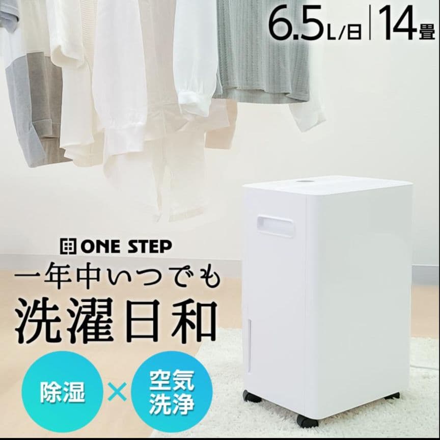 除湿機 衣類乾燥 小型 家庭用 コンプレッサー式 パワフル除湿 強力除湿