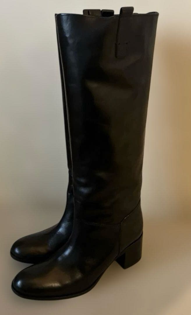 FABIO RUSCONI ファビオ　ルスコーニ　ブラック　ロングブーツ　美品