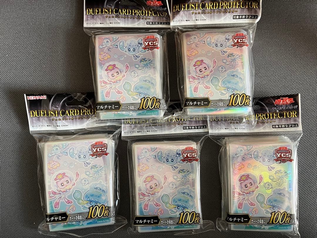 遊戯王　マルチャミー　スリーブ　100枚入り　5個セット　YCSJ名古屋2025