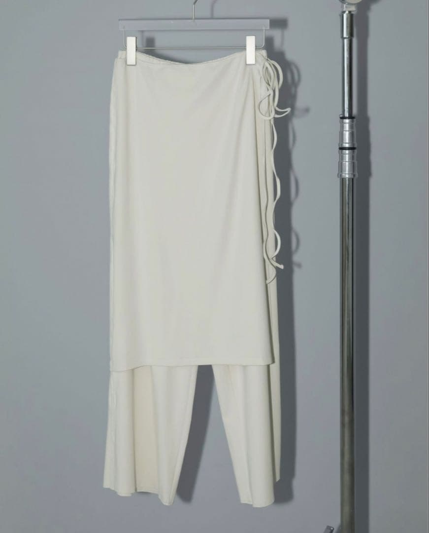 パンツ anuke layered cut pants 36