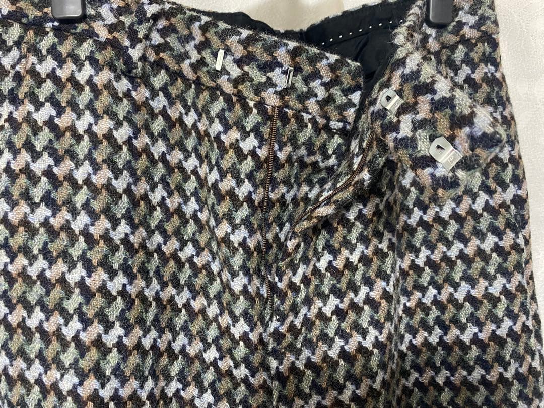 DRIES VAN NOTEN ウールスラックス　柄　サイズ44