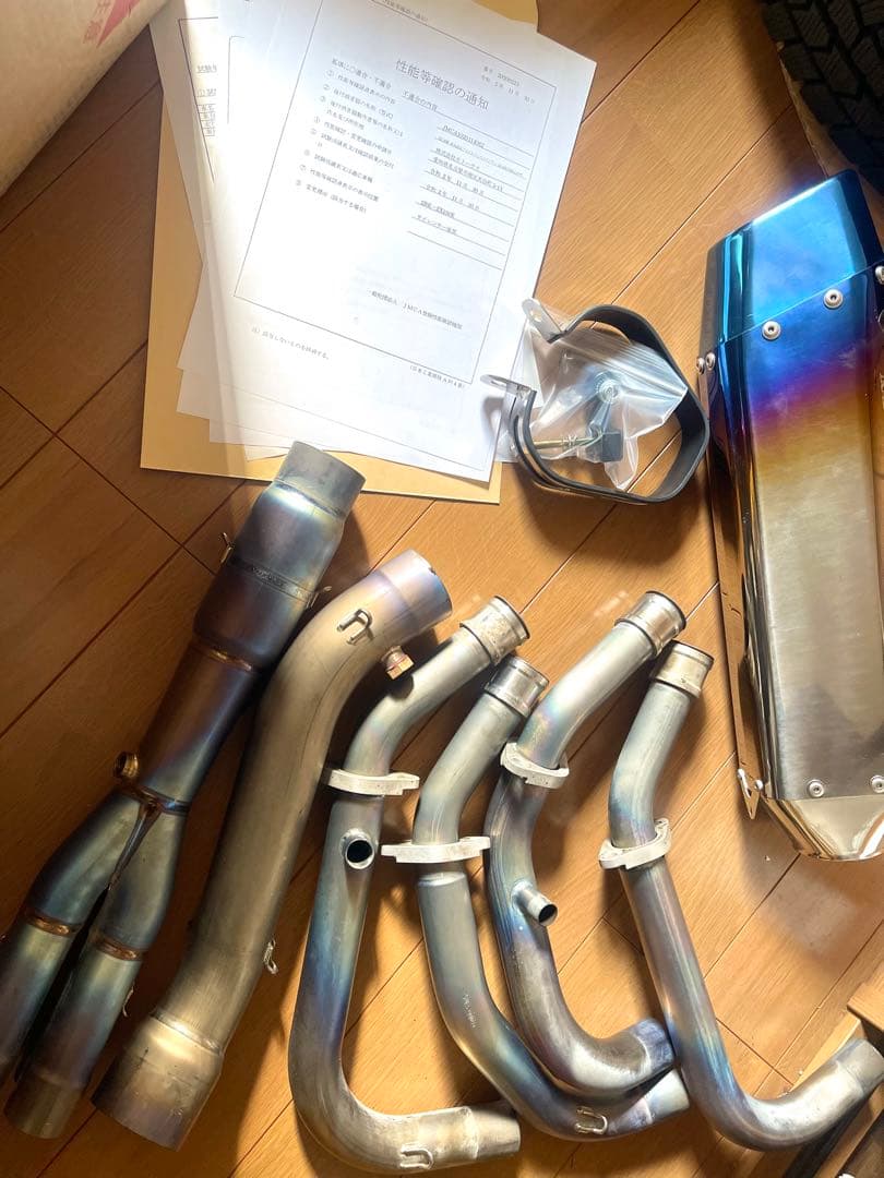 ZX25R フルエキ マフラー　トリックスター チタン ZX-25R