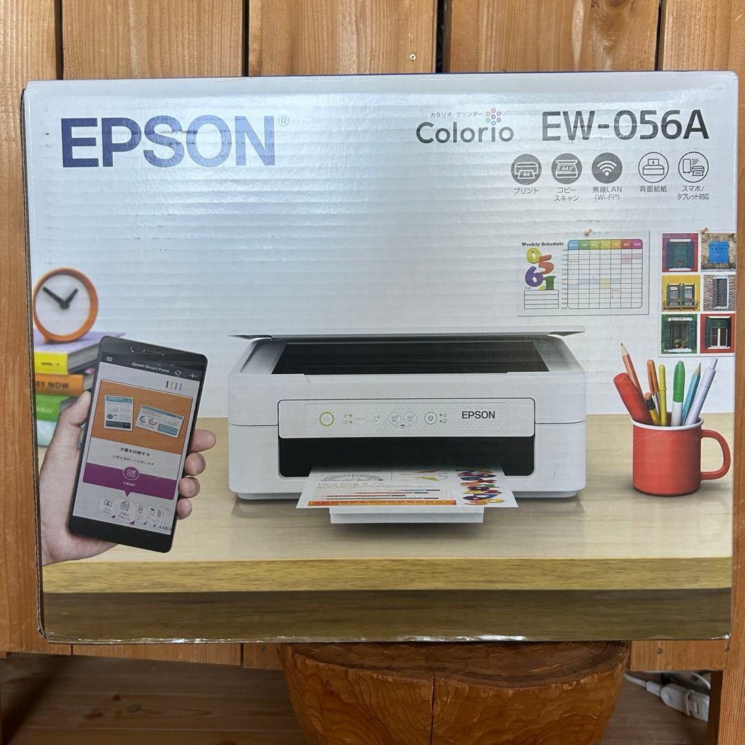 新品インク一箱付き　EPSON EW-056A プリンター