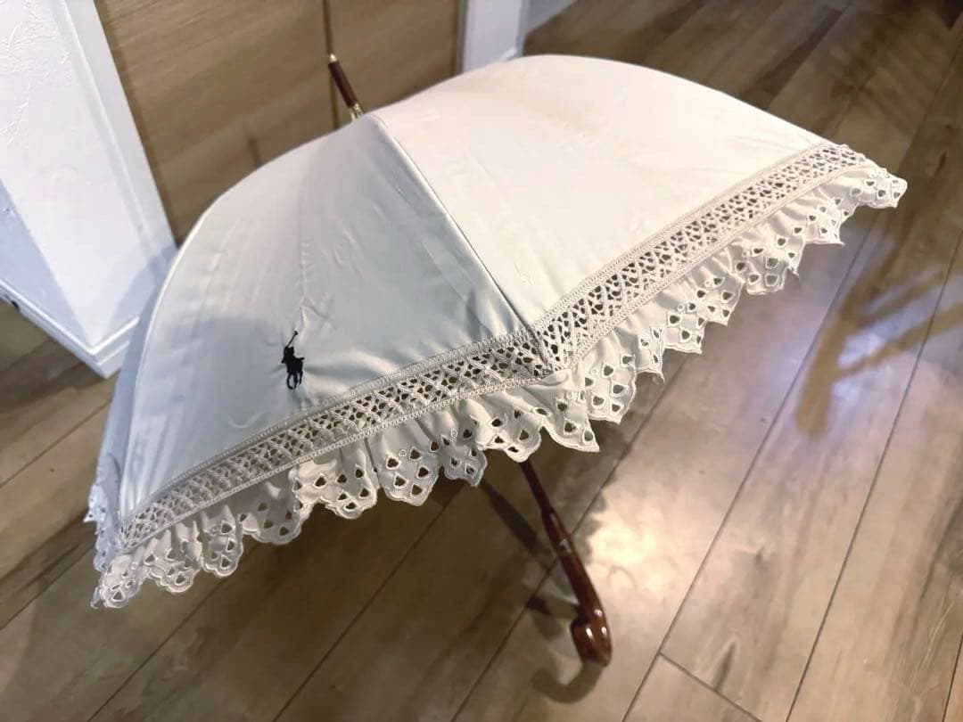 ラルフローレン　フリル　日傘