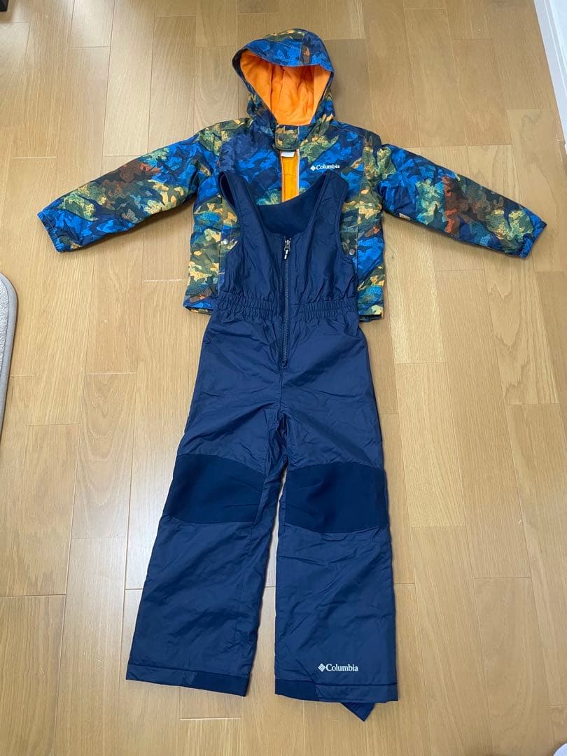 Columbia コロンビア　子ども用　スキースノボウェアセット　110