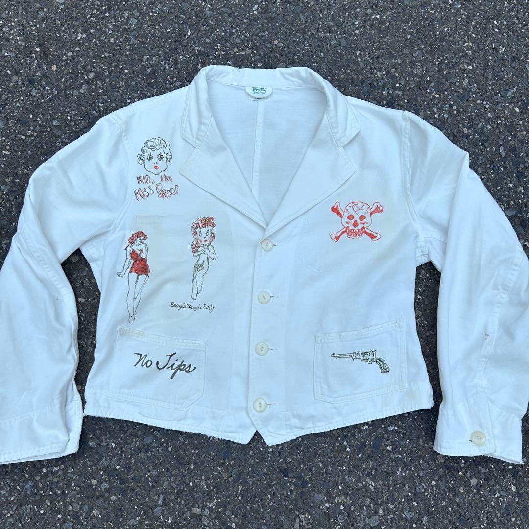 40s 50s エンジニアジャケット カバーオール vintage