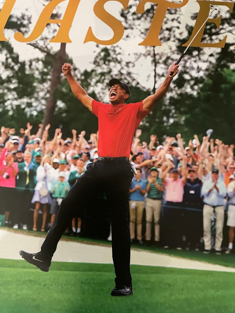 マスターズポスター　タイガーウッズ　2025 カレンダー付き