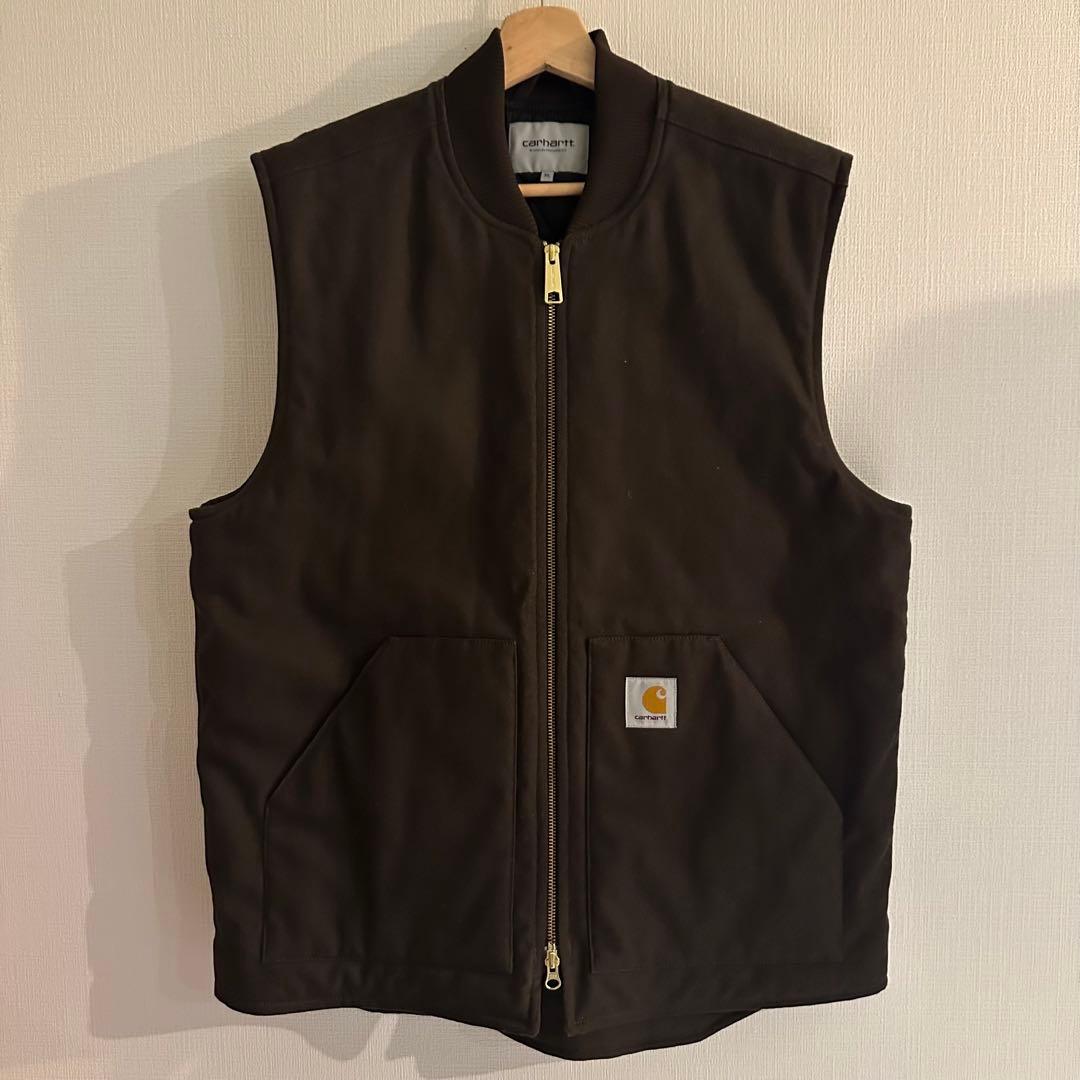 トップス carhartt wip CLASSIC VEST Tobacco