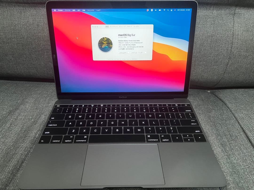 MacBook デュアルコア　Intel Core M7