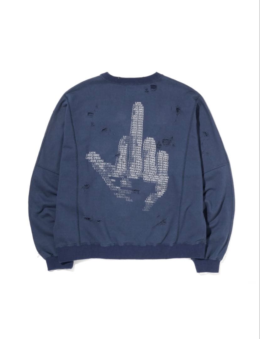 DELUXE×TSY FxxK OFF Sabotage // NAVY