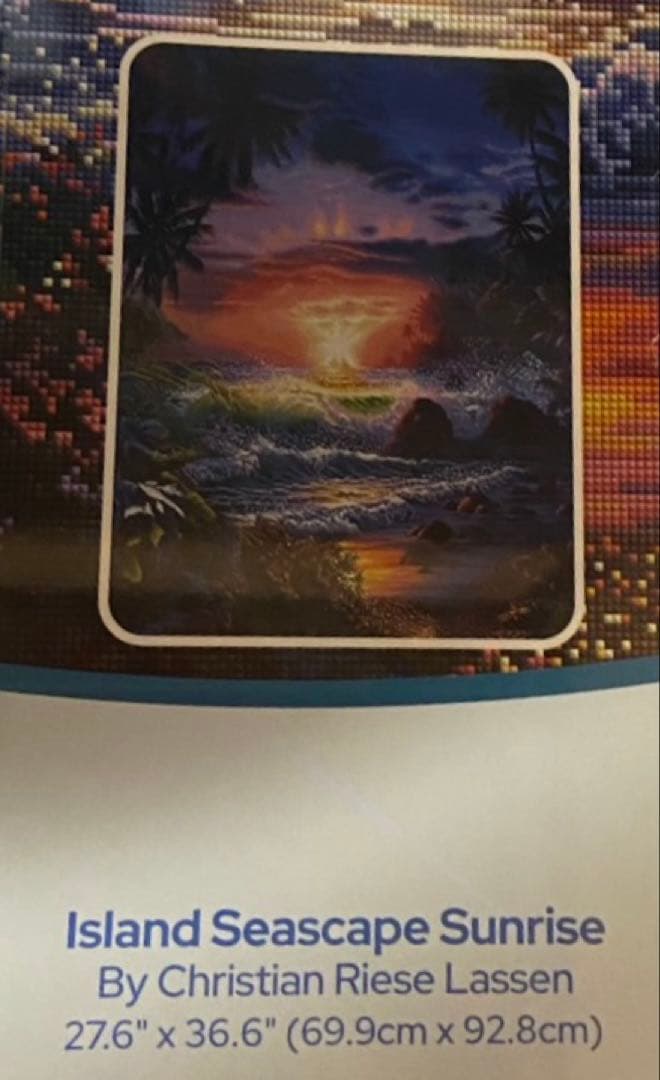 ダイヤモンドアートクラブ  Seascape Sunrise