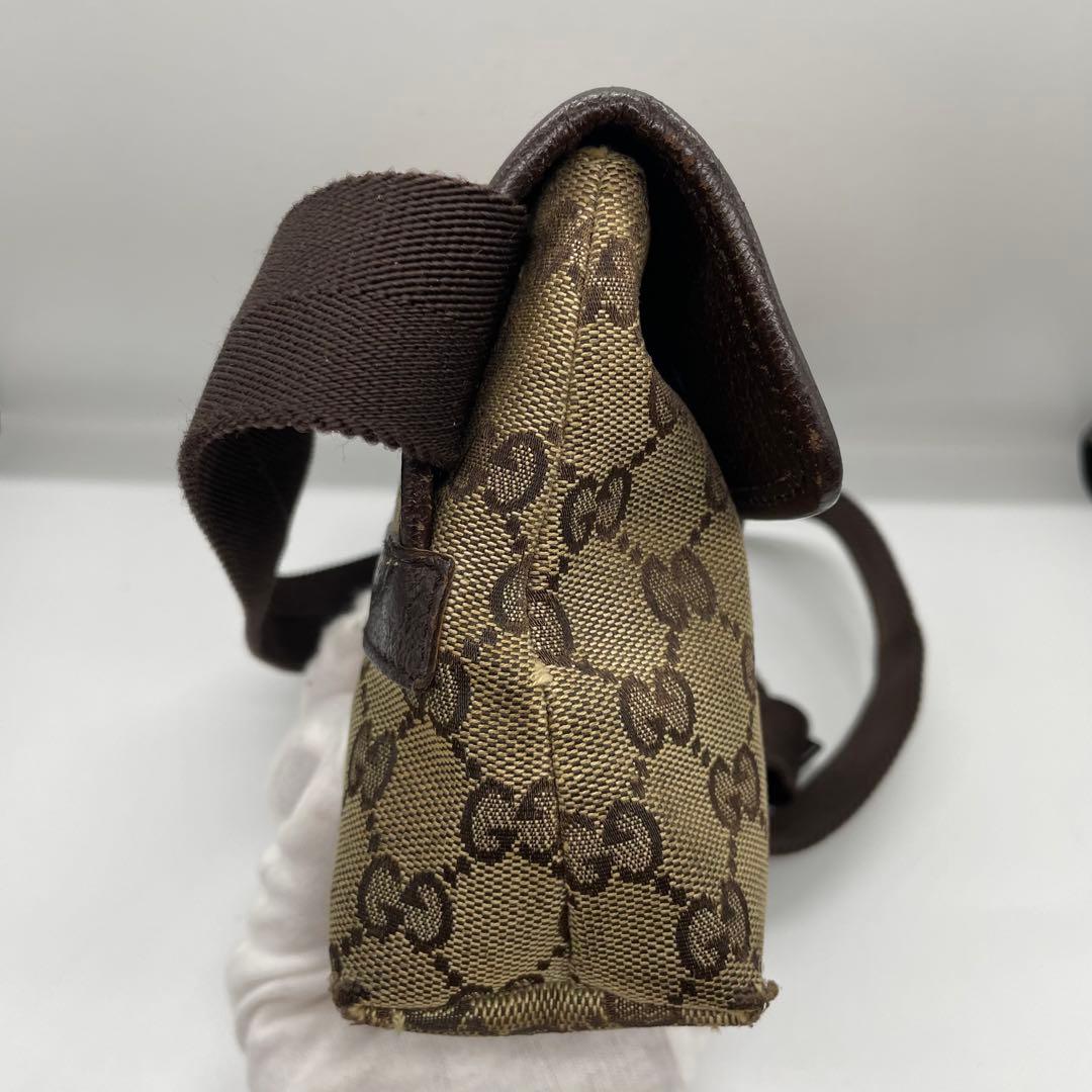 GUCCI ウエストポーチ GG キャンバス w5