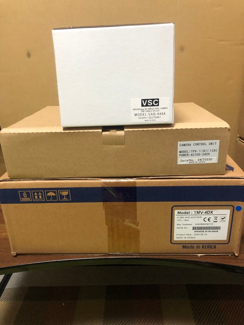 防犯カメラセットTMV-4DX・TPV-1・VAD-848A