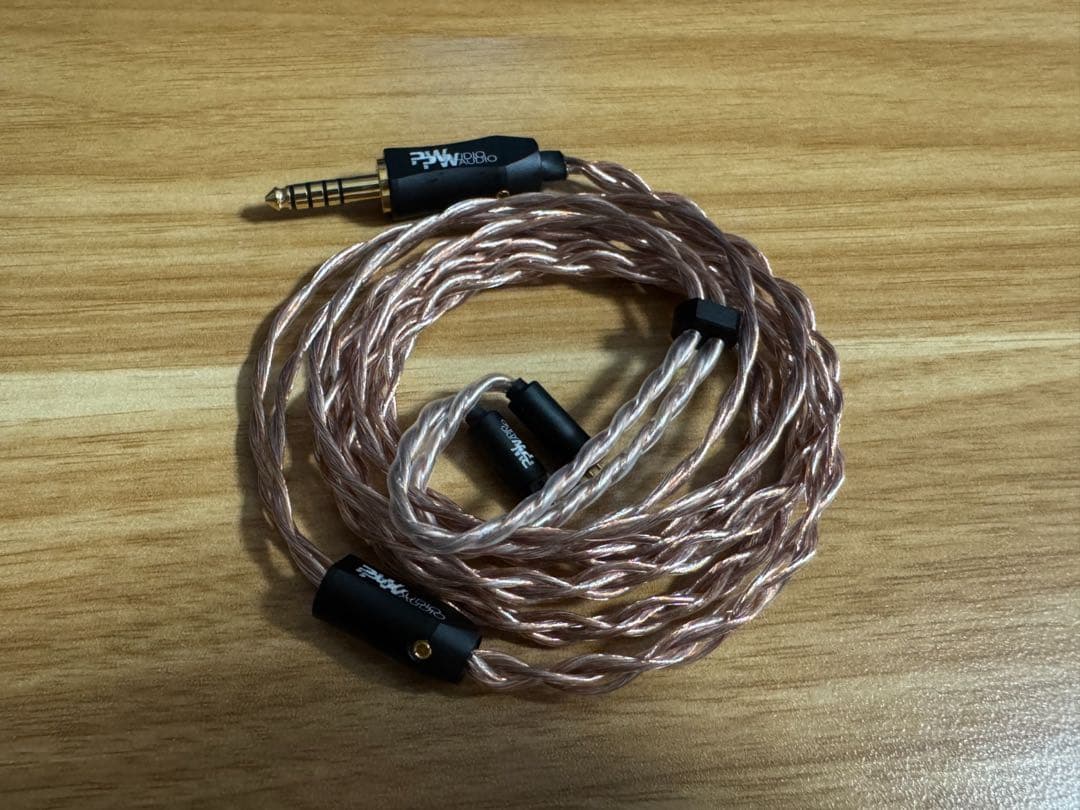 PW Audio IEMケーブル（2pin／4.4mm／銅線）