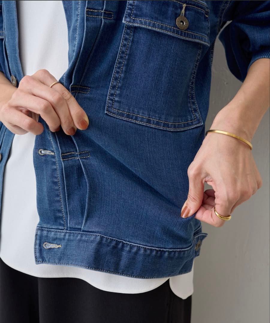 BEARDSLEY 袖パフGジャン