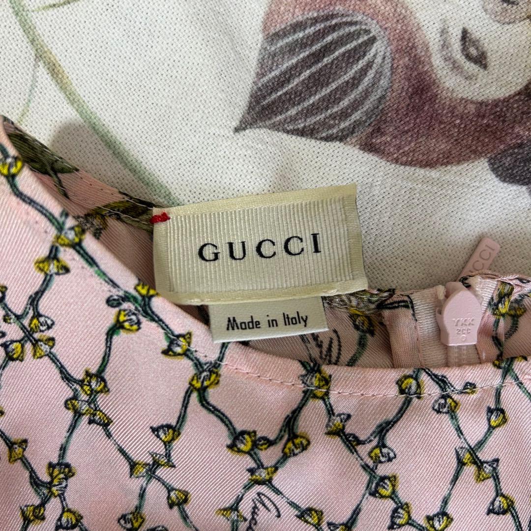 【超希少】GUCCI ヒグチユウコ ノースリーブ ブラウス 12 〔チルドレン〕