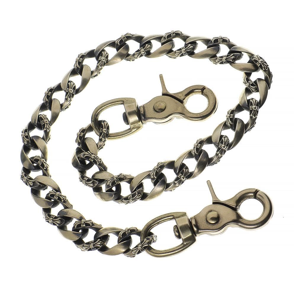 真鍮 ブラス ウォレットチェーン コンビ オリジナル 燻し加工 BRASS