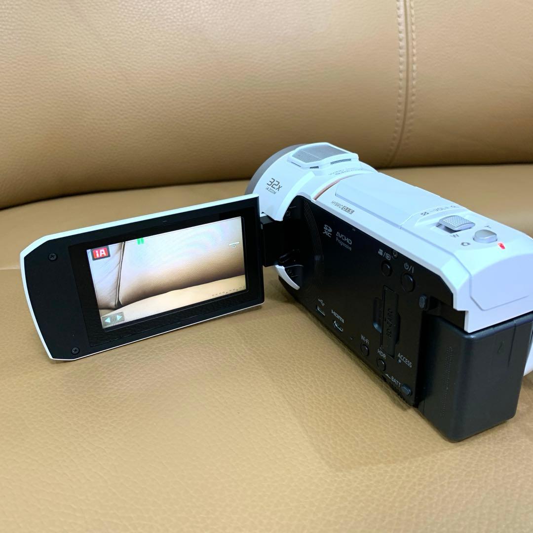 【新品同様】パナソニック HC-VX1M ホワイト デジタル 4Kビデオカメラ