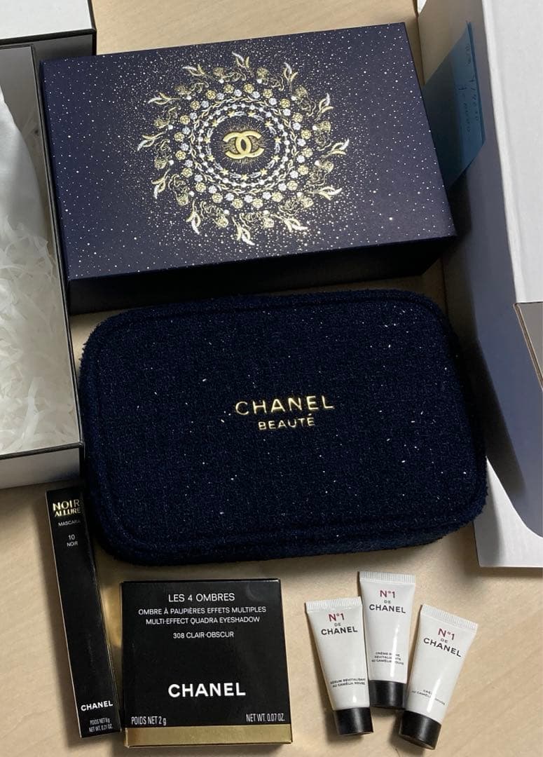 2025 シャネル アイシャドウ アンド マスカラセット　クリスマスコフレ 完売