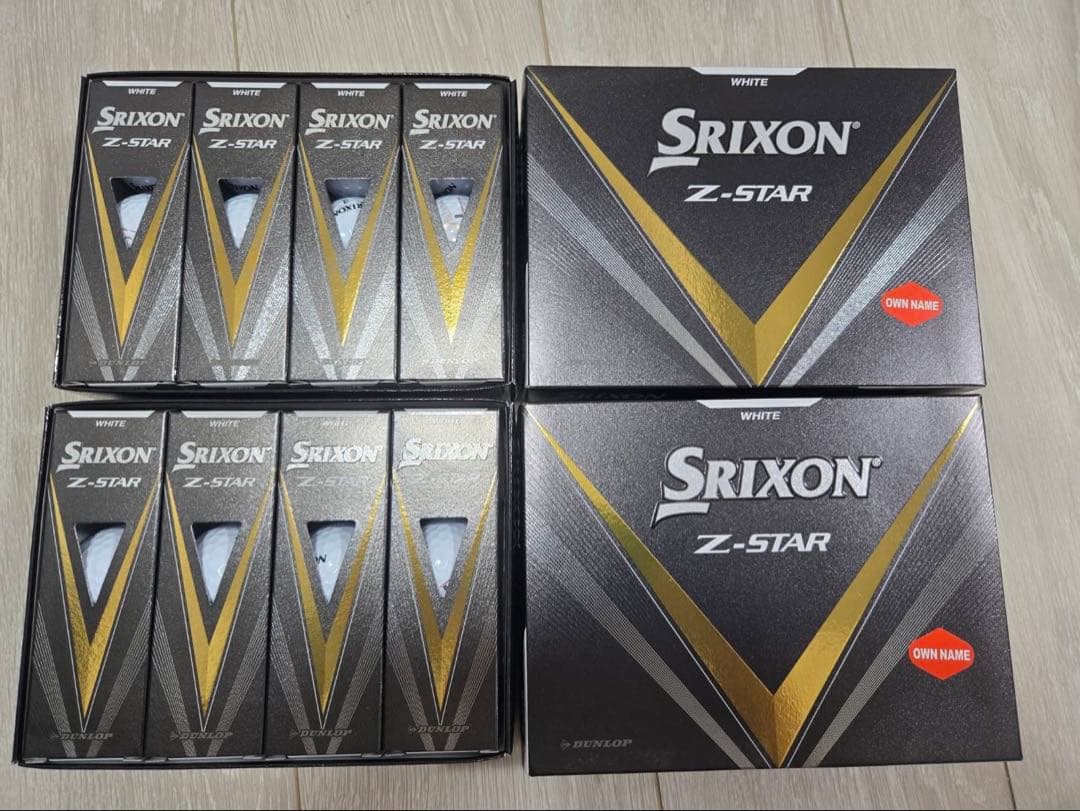 新品未使用　ゴルフボールSrixon Z-STAR 2箱