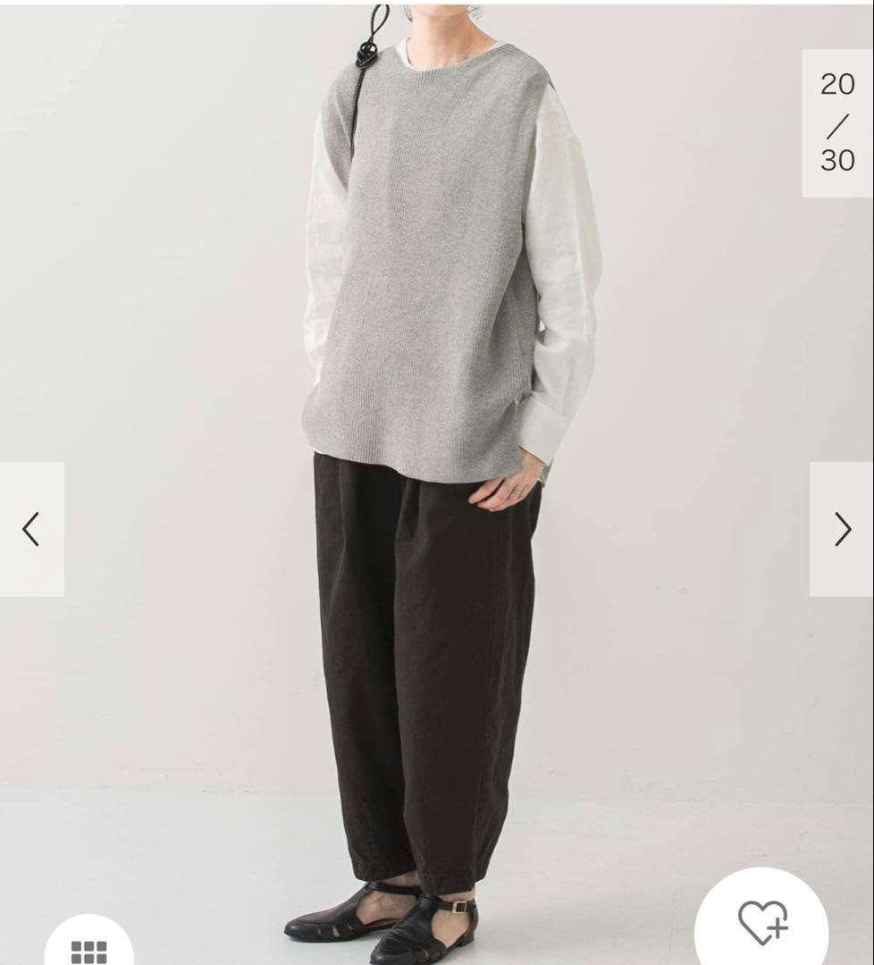 新品未使用かぐれコットンクロップドパンツ