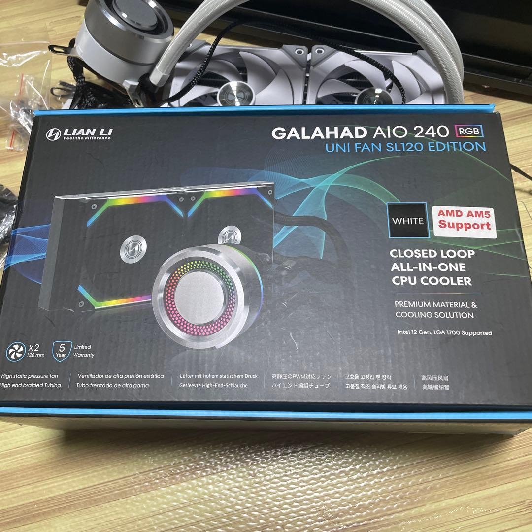 PC用ファン・クーラー Lian Li GALAHAD AIO 240 uni fan edition