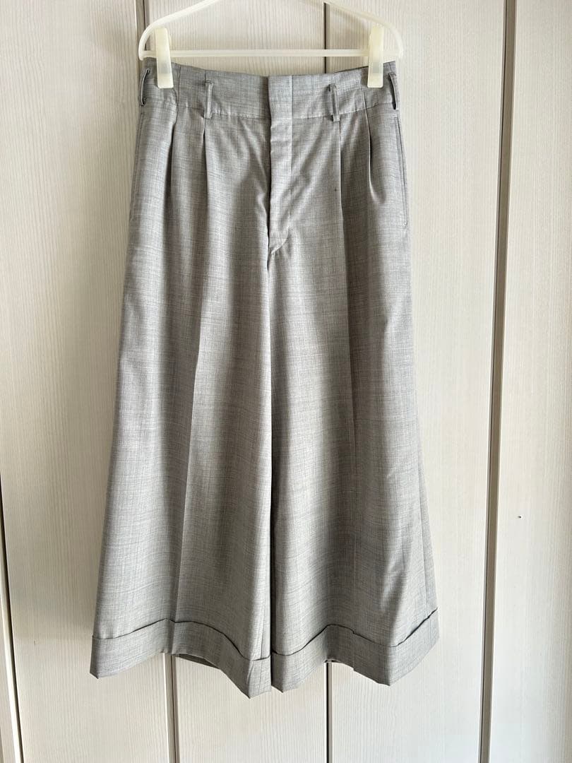 コムデギャルソン　グレー ワイドパンツ
