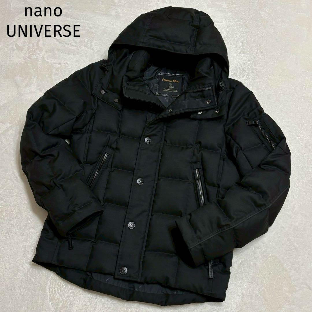 美品✨ ナノユニーバース　西川ダウン　G2 ダウンジャケット　ブラック　M