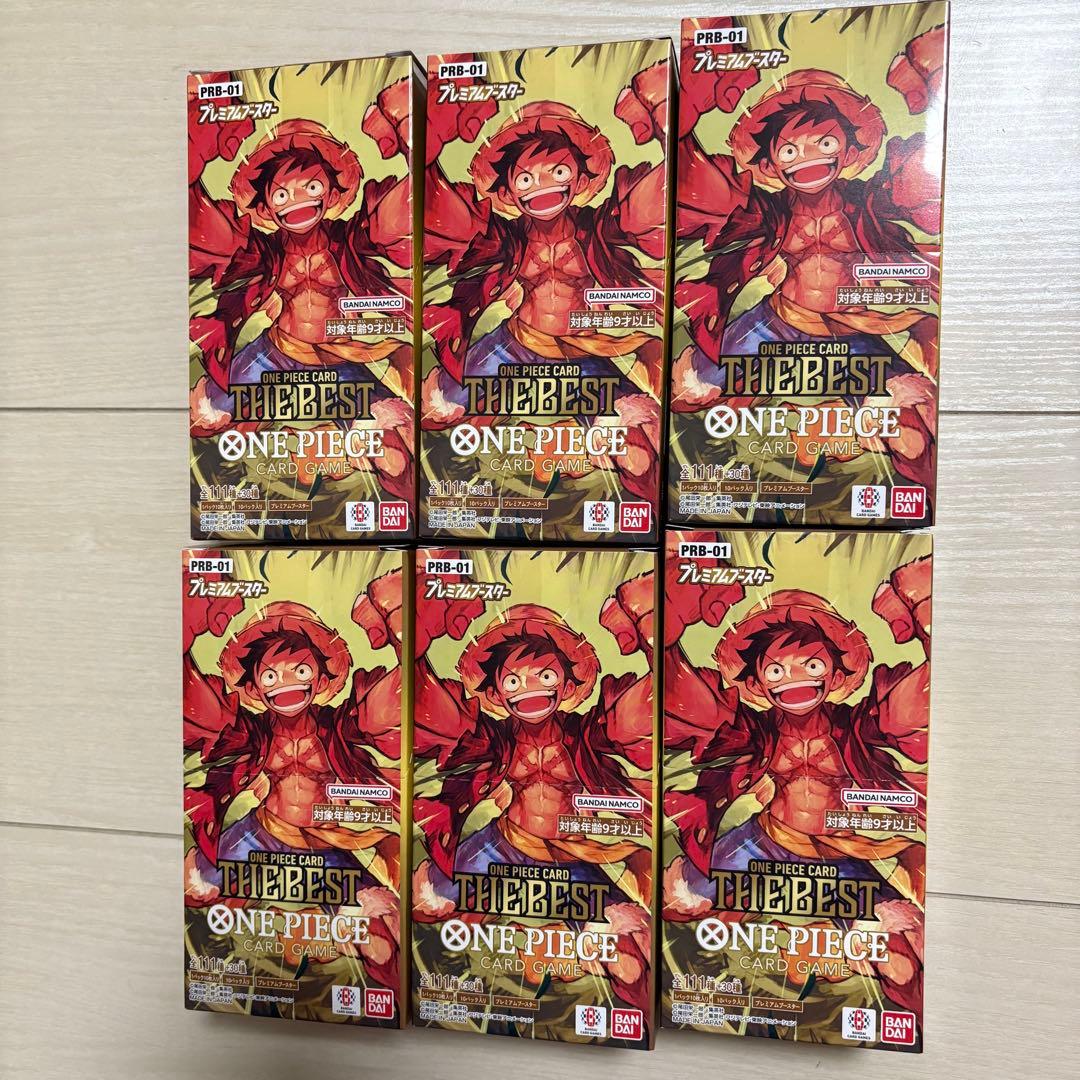 ワンピースカード　THE BEST ザベスト　6BOX 新品未開封