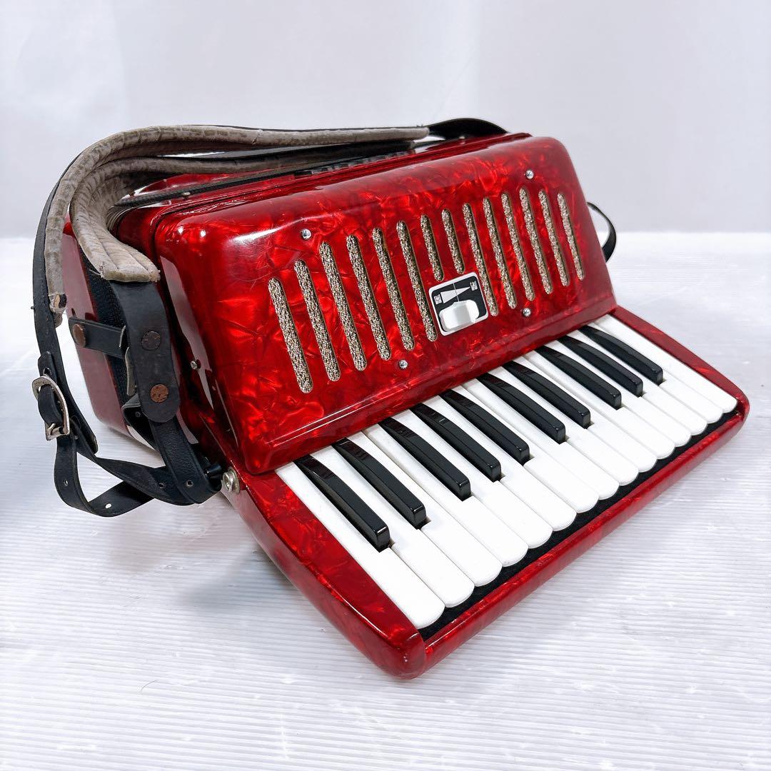 【美品】YAMAHA ヤマハ S-25B アコーディオン 8905 ケース付き