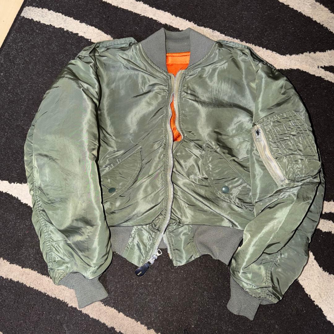 70s L-2B フライトジャケット usa製 40sバッチ付